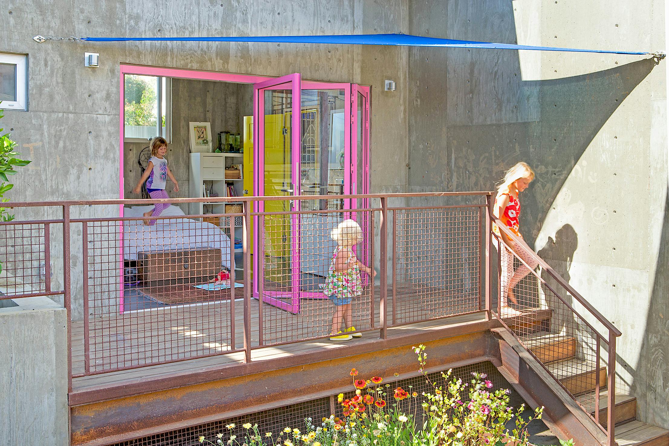 NanaWall Barbie pink glass wall systems