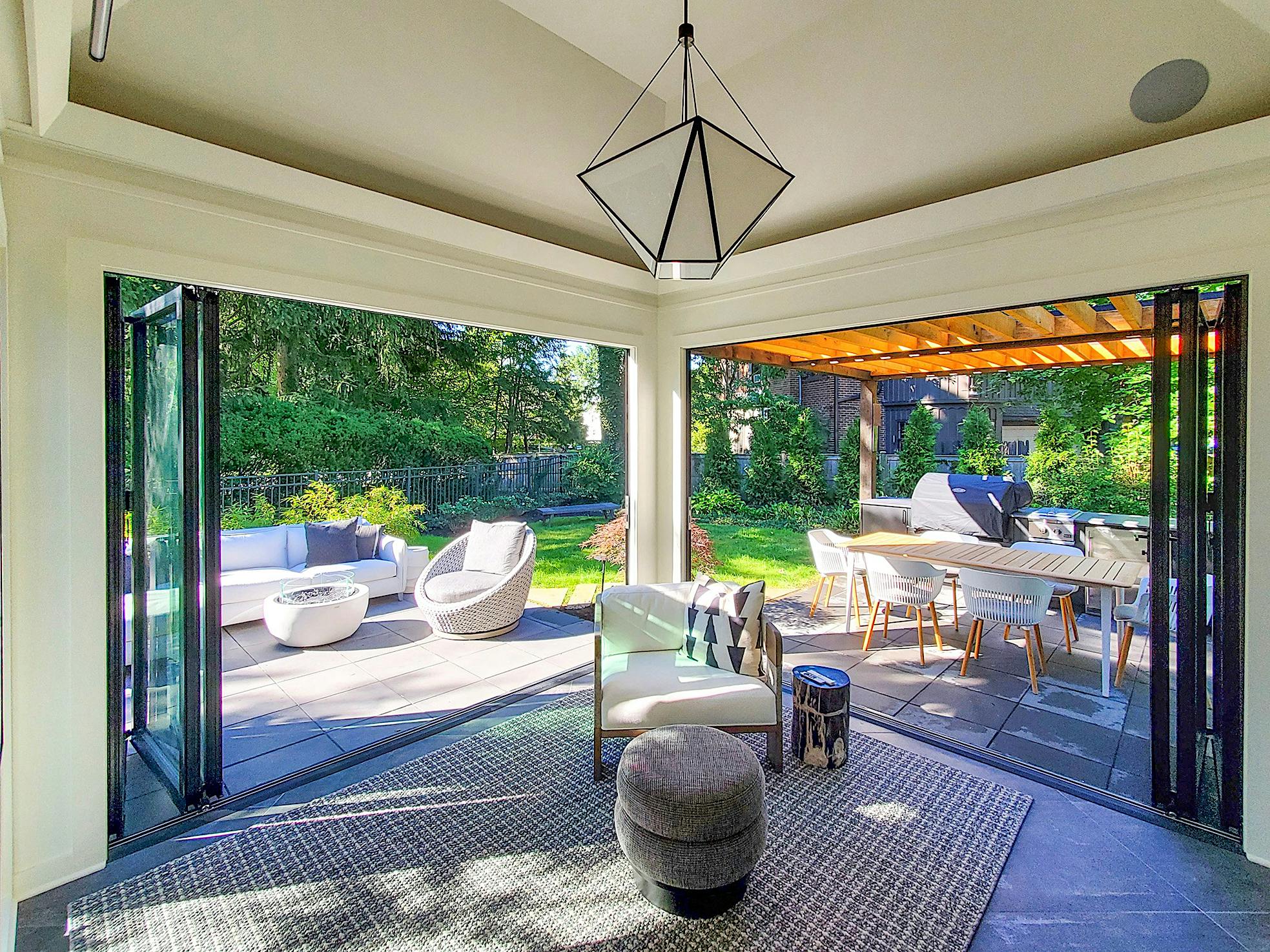 folding patio door systems