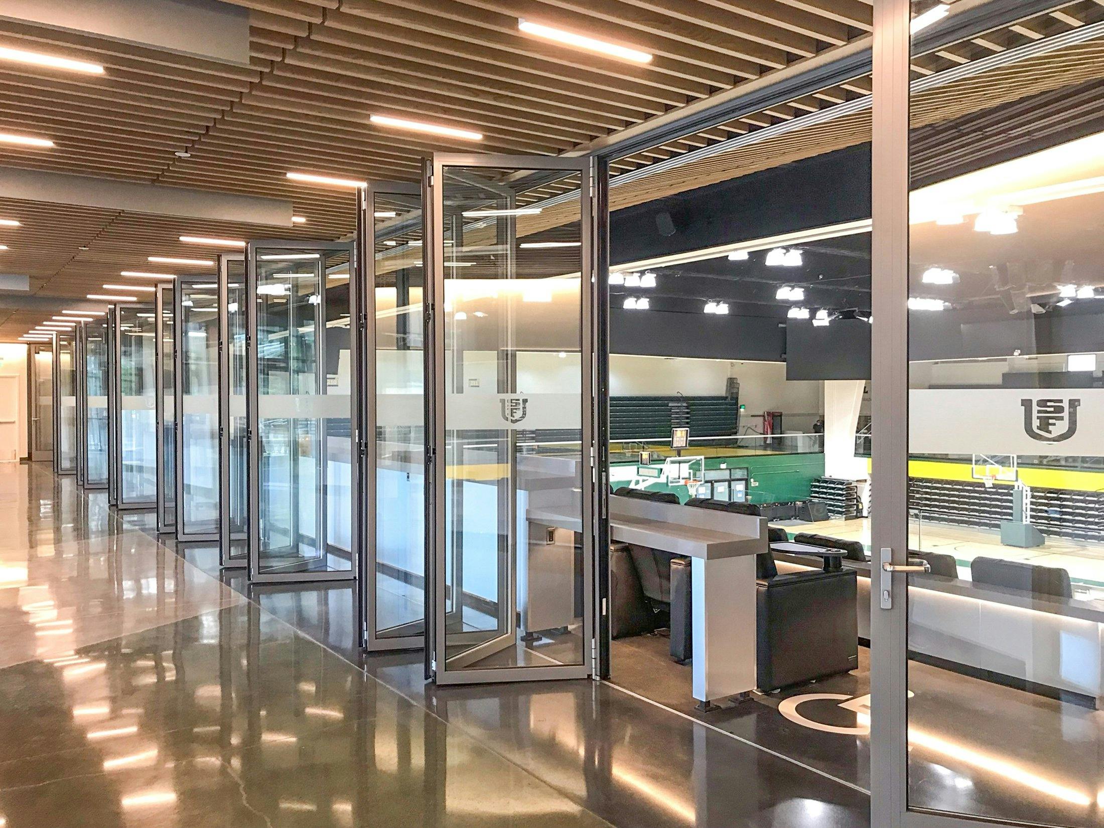 Student Glass Module Top College Learning Spaces with Interior Glass Wall Systems
