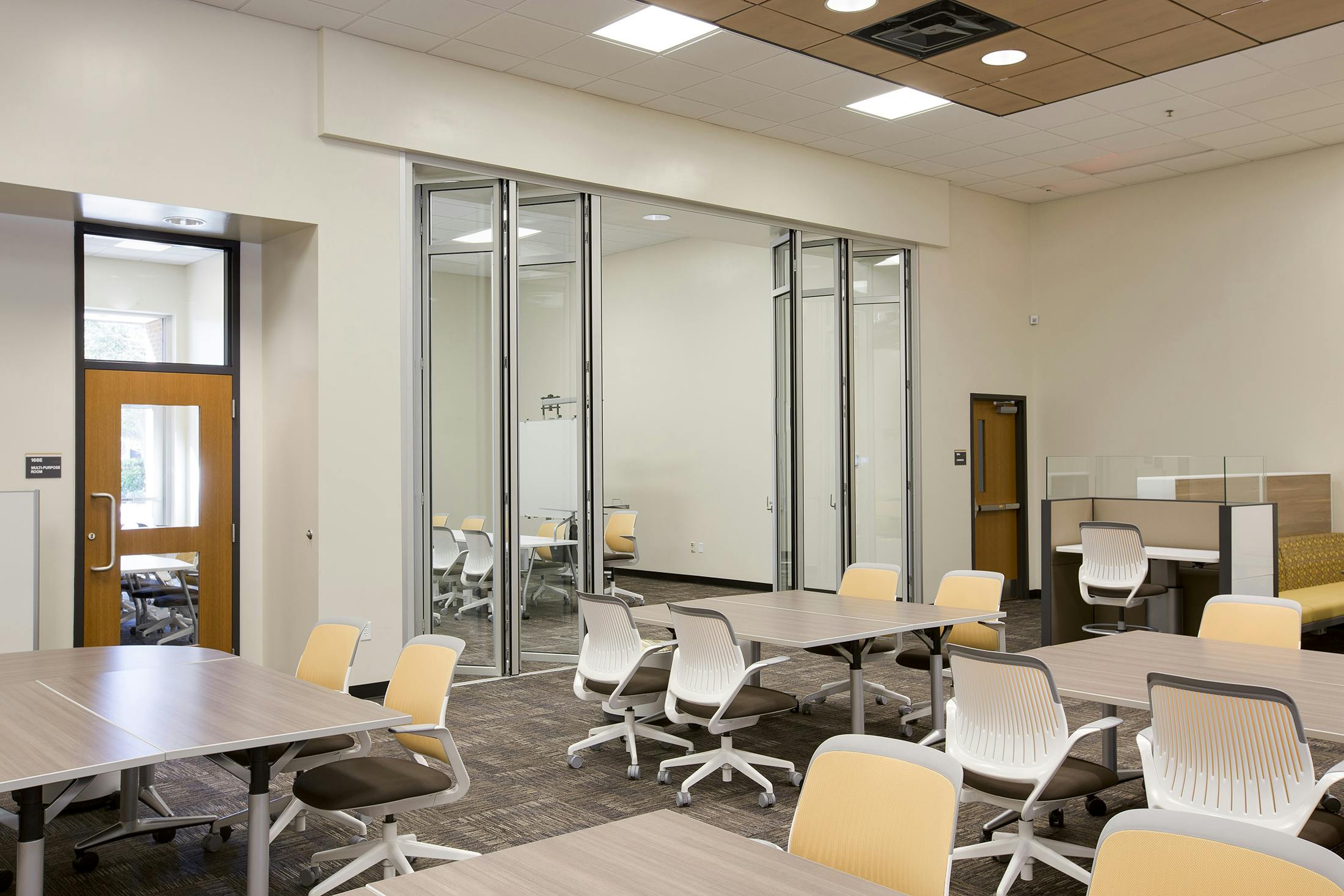 folding interior glass wall systems