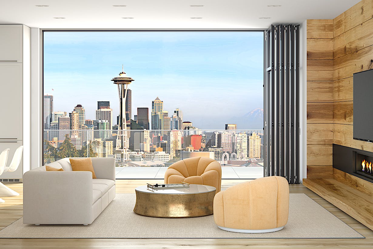 folding and sliding glass walls for residential rooftop living