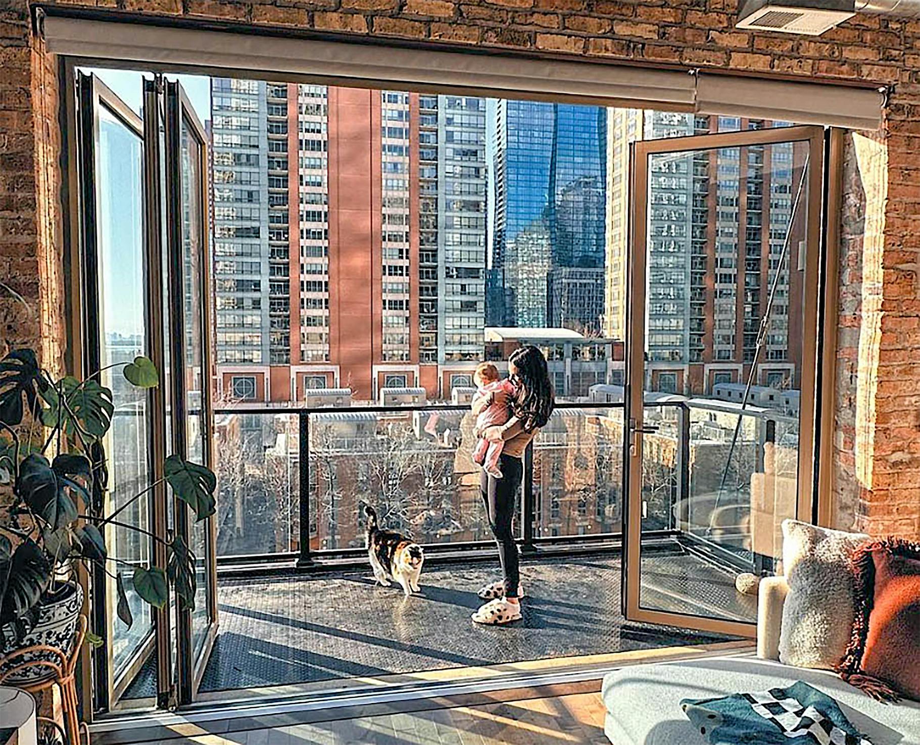 balcony folding glass wall systems
