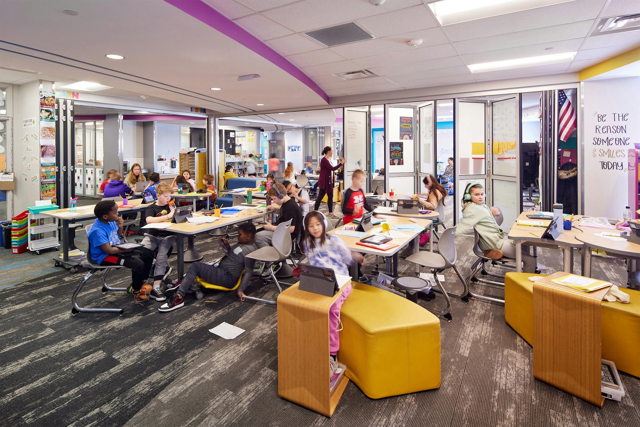 Inspired Learning Environments with Interior Glass Wall Systems
