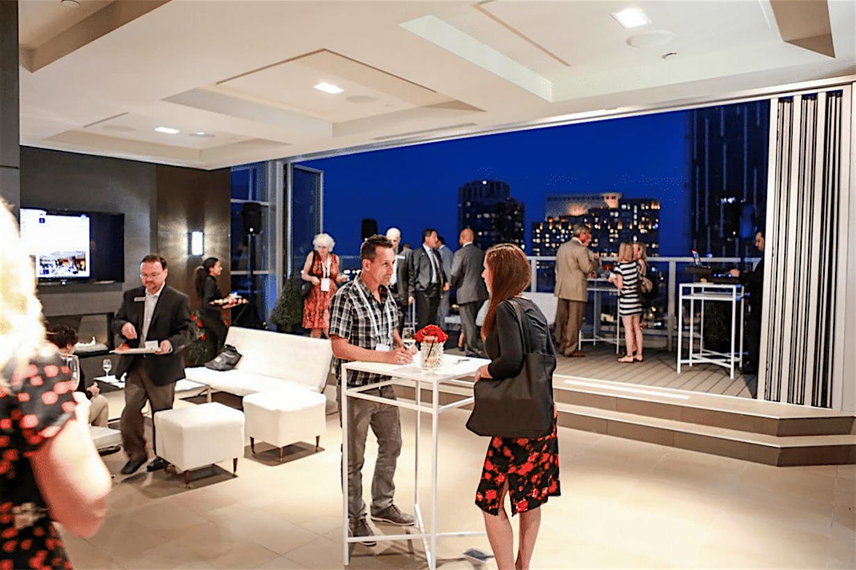 commercial building with NanaWall venue space
