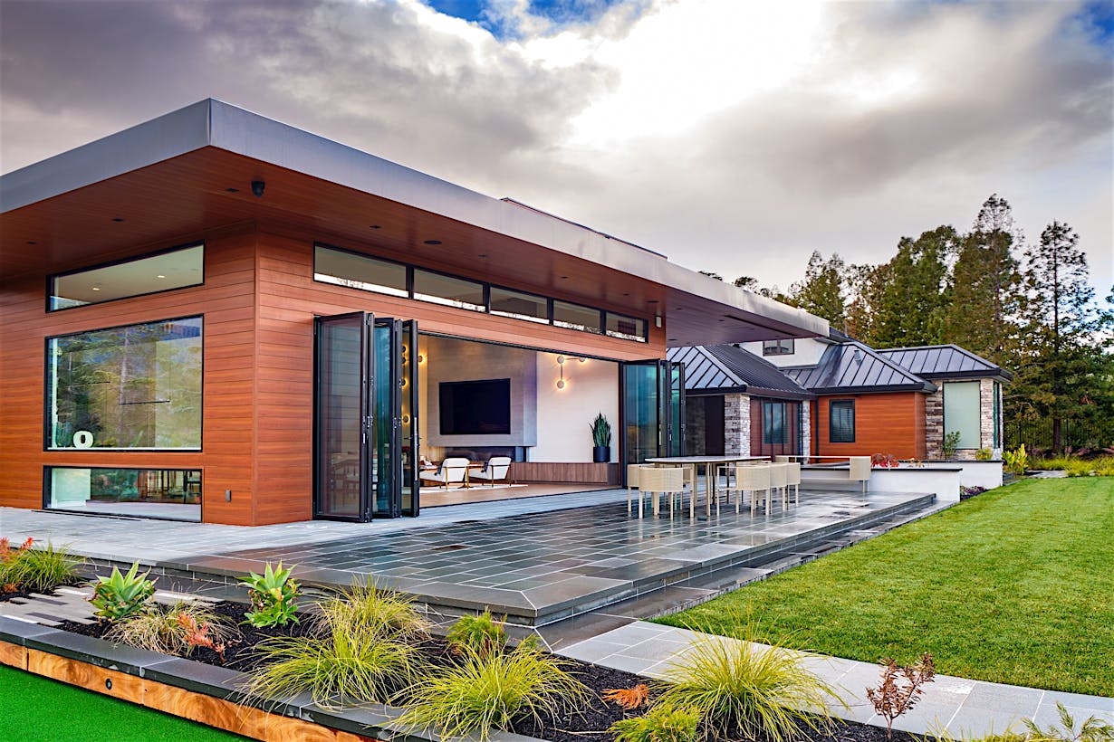 Generation 4 bifold glass walls