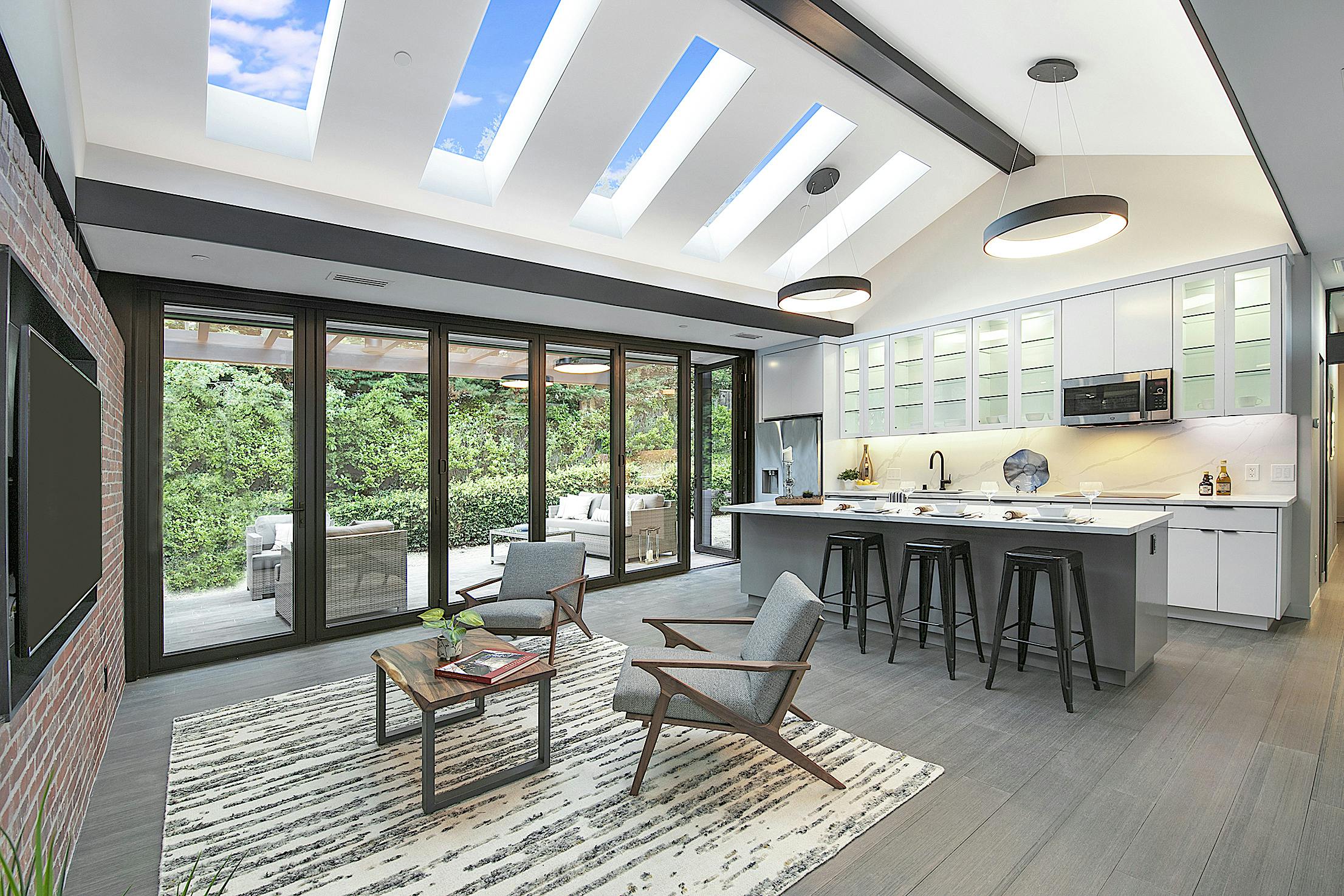 aluminum clad folding door systems