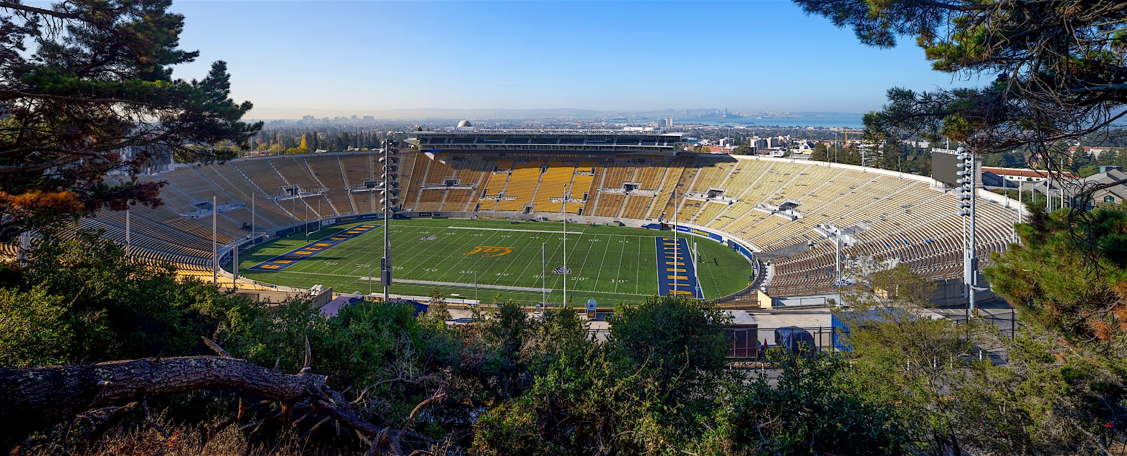Cal Stadium with sliding glass wall
