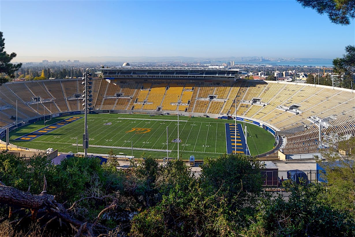 Cal Stadium with stacking glass door