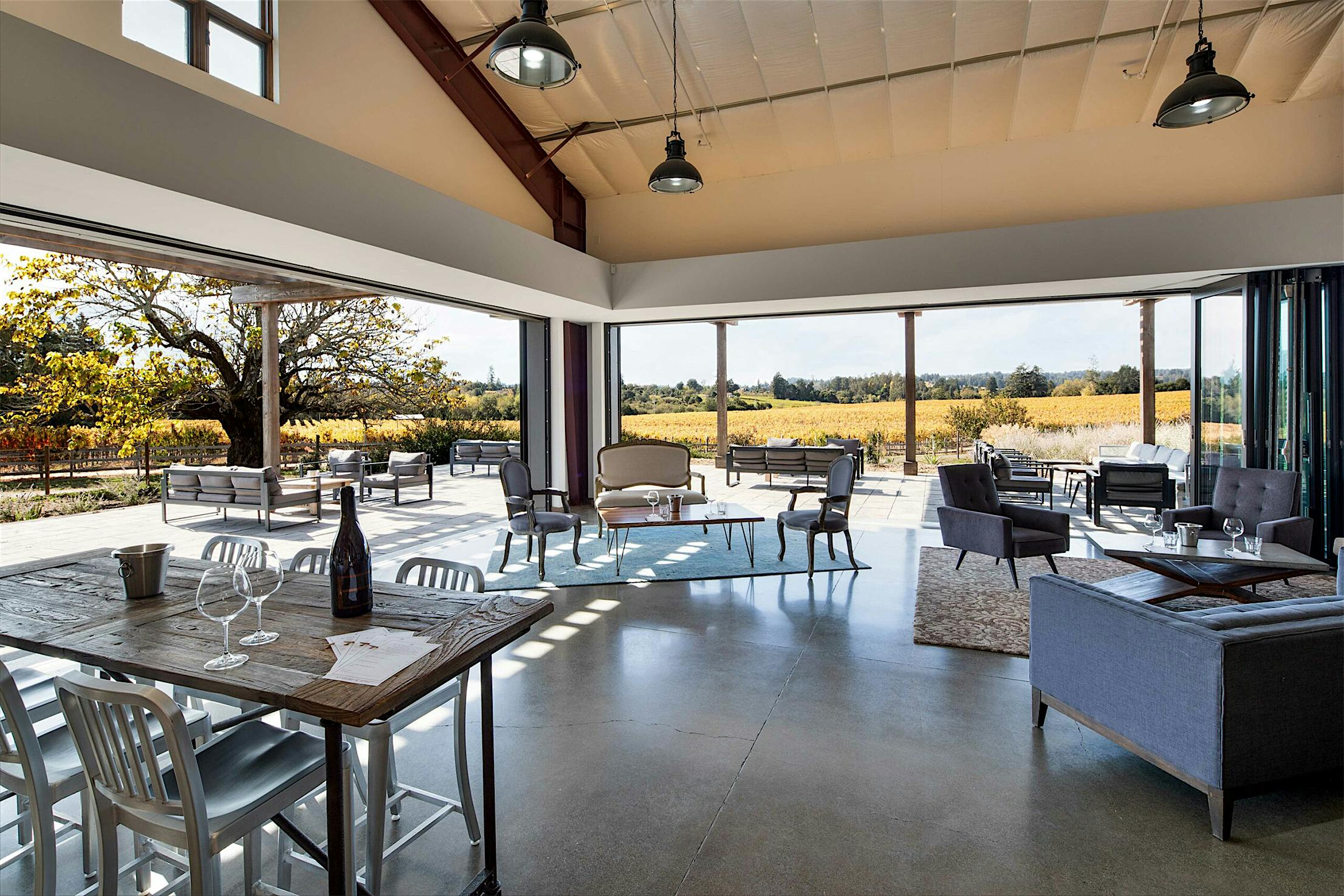 Northern California winery design with NanaWall systems