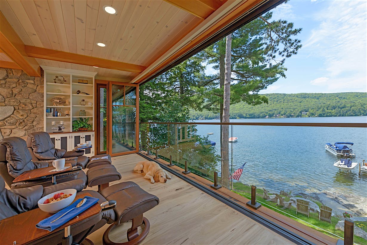 folding porch door