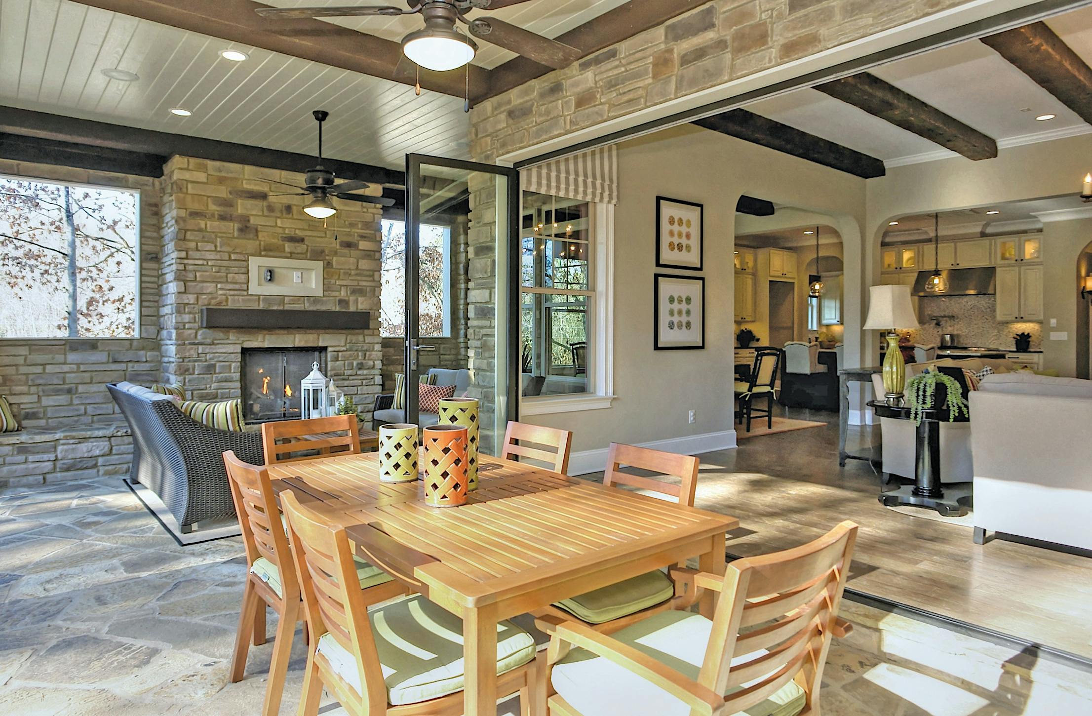 NanaWall porch design folding porch door