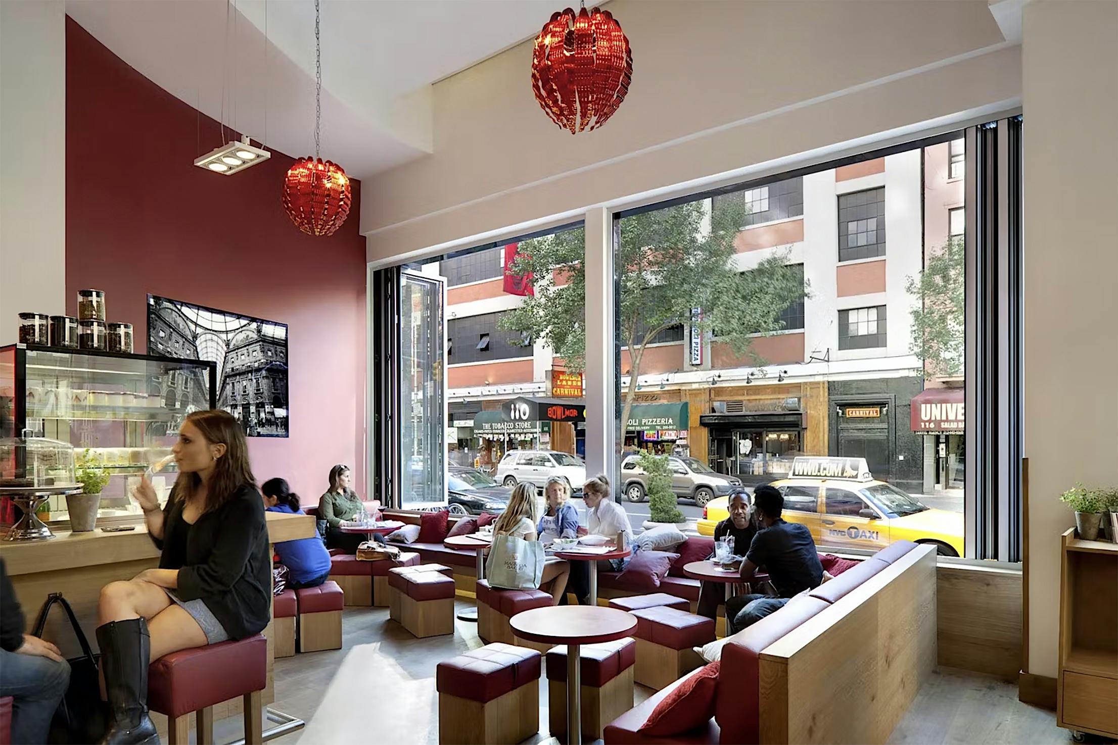 folding commercial glass walls