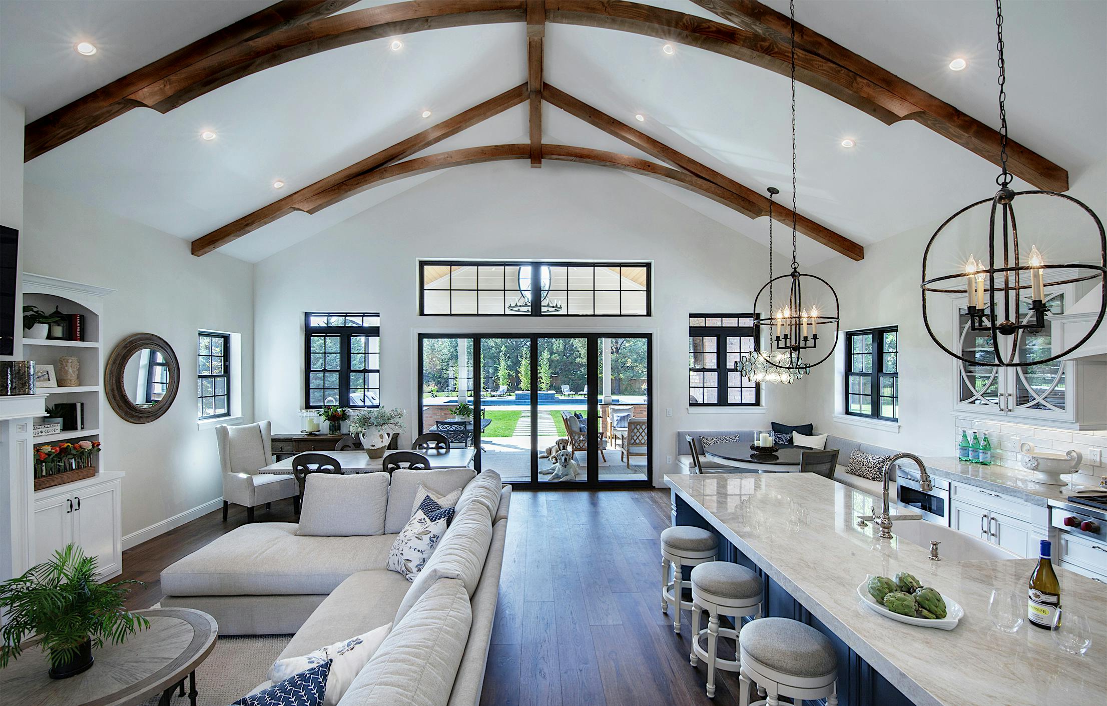 remodeling with residential folding glass walls