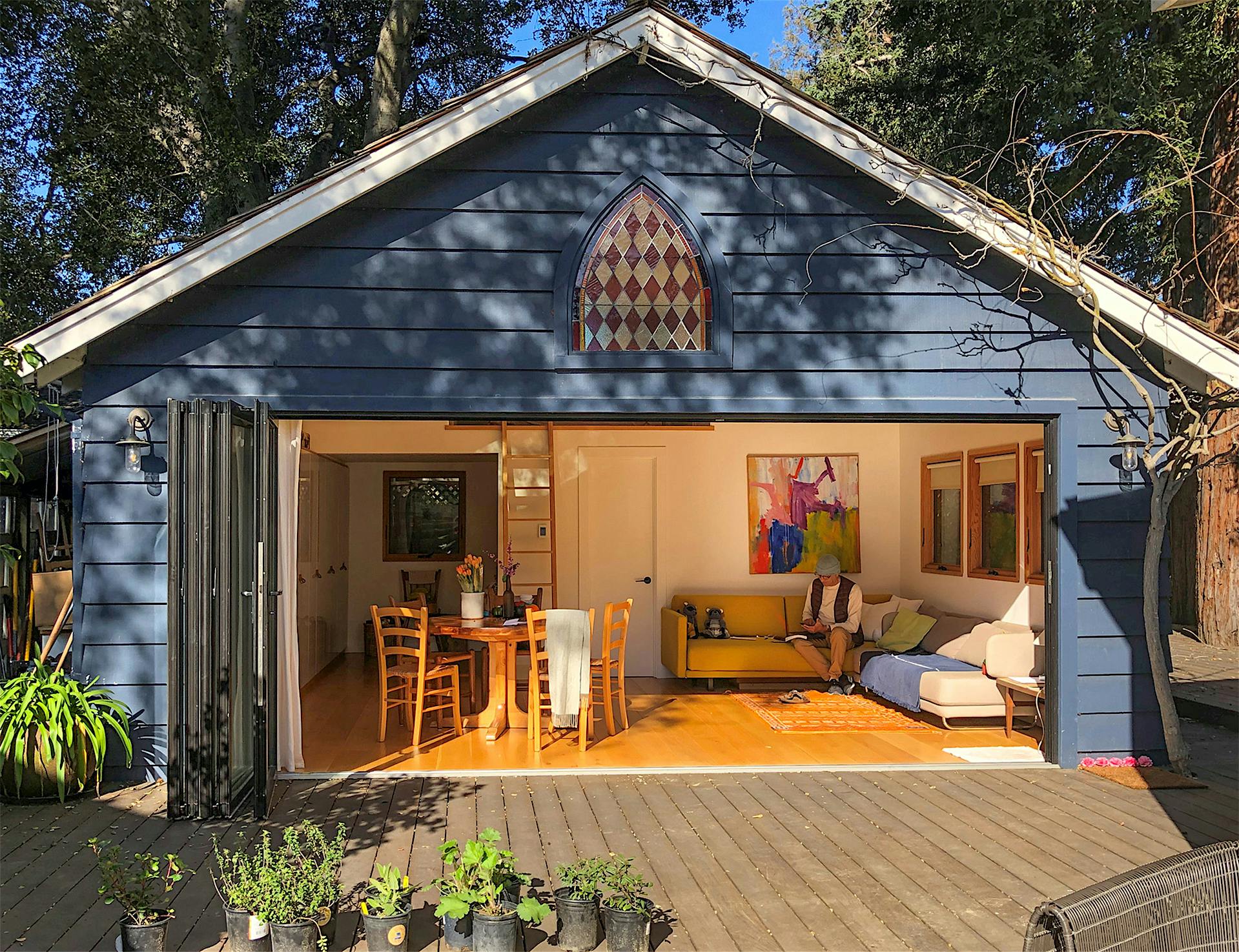 ADU design with residential glass wall systems