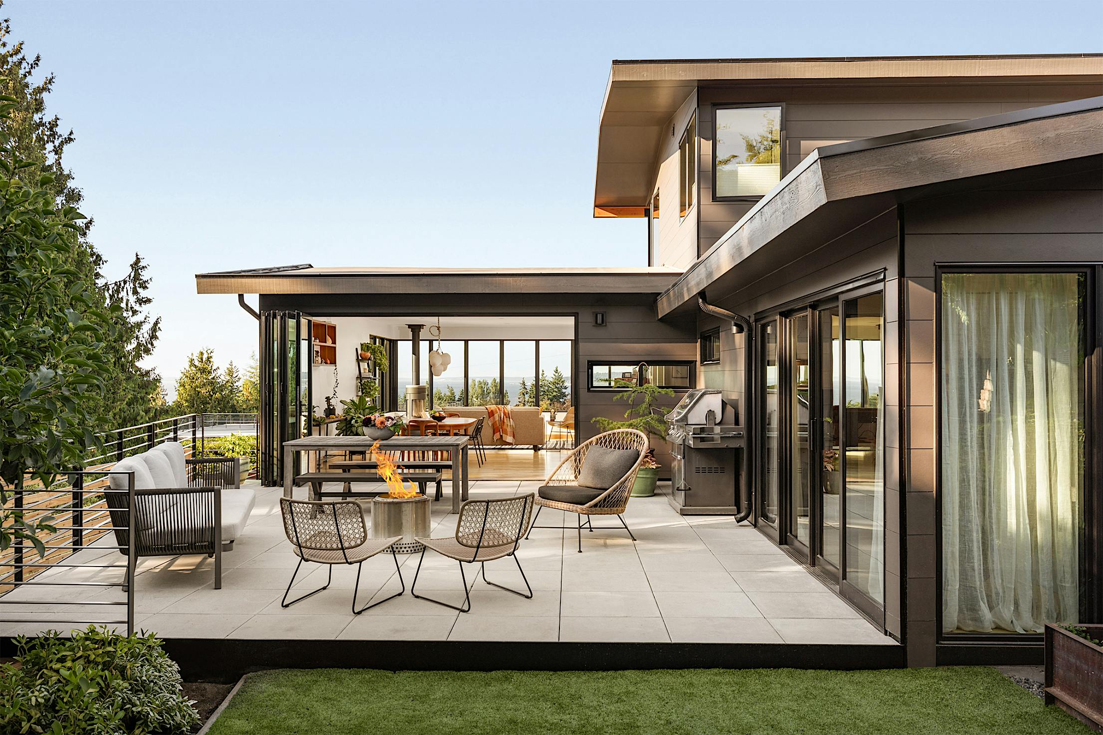 folding residential glass walls