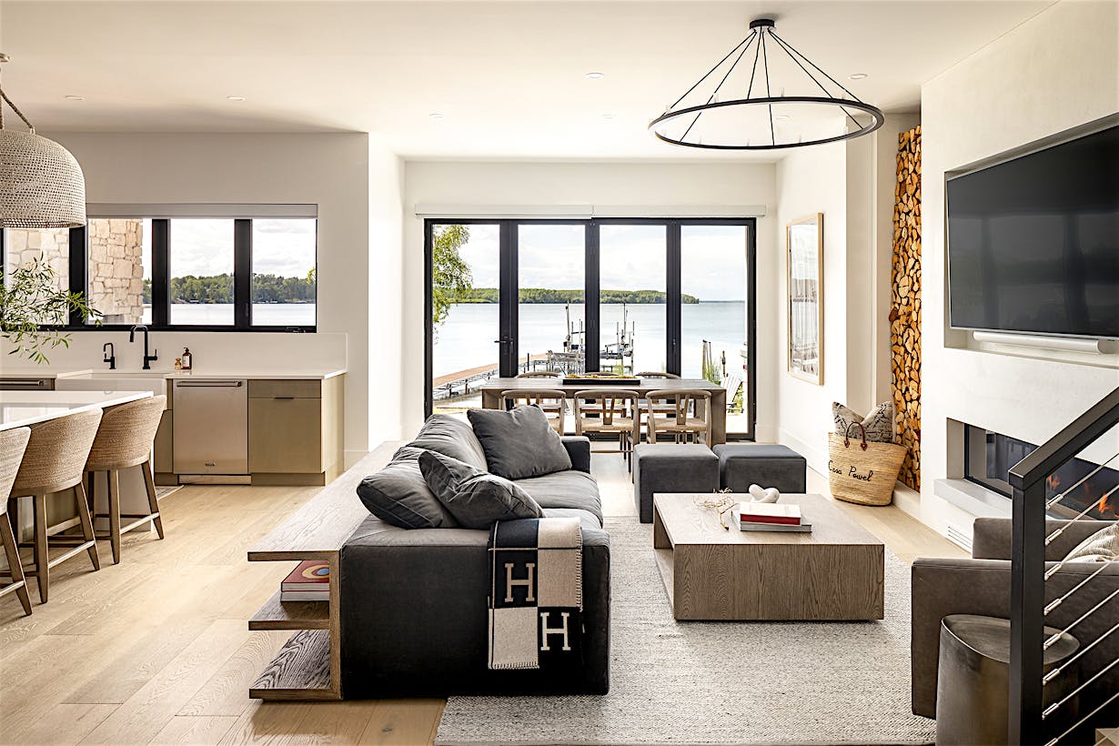 lakefront residential glass wall systems
