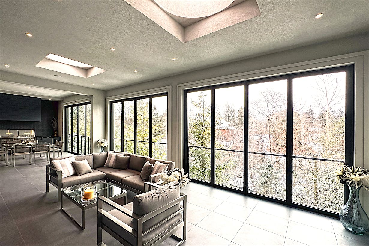 porch design with residential patio wall systems