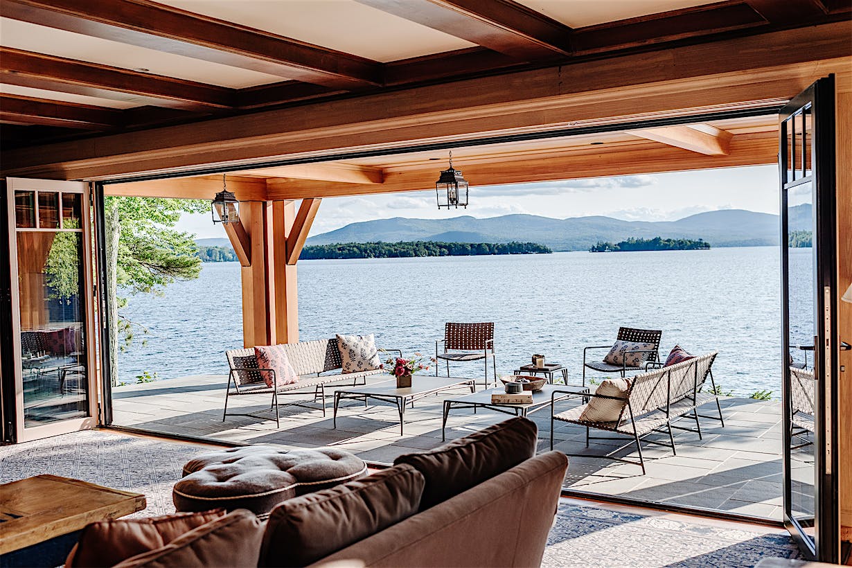 aluminum cladd folding door as a patio door replacement