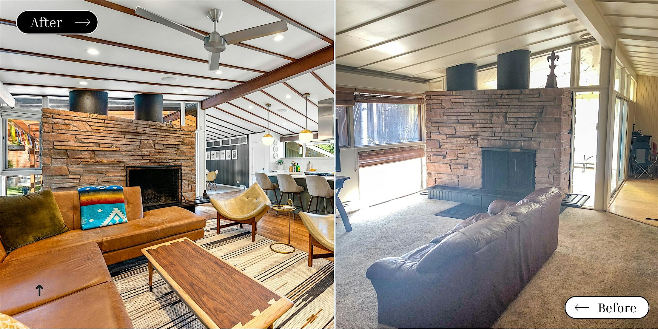 Mid-Century Modern home remodel