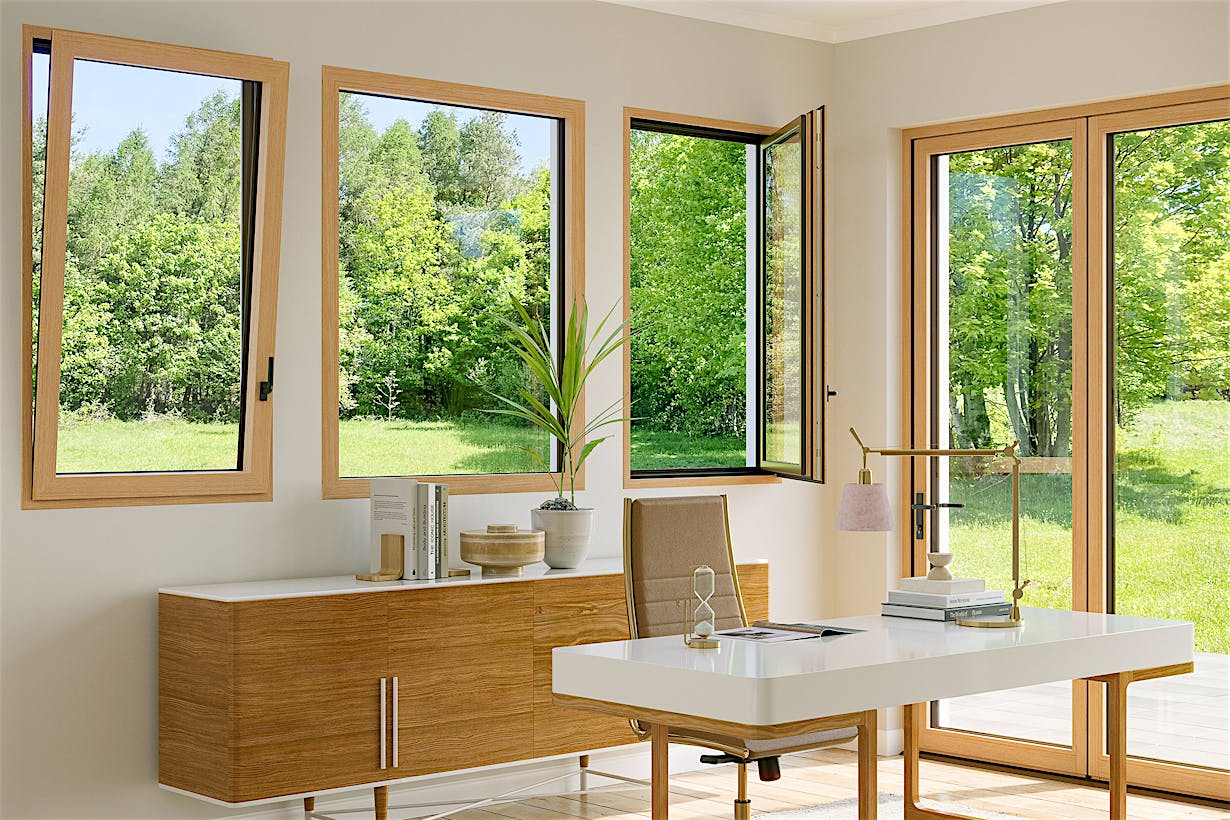 NanaWall opening glass doors and tilt turn windows