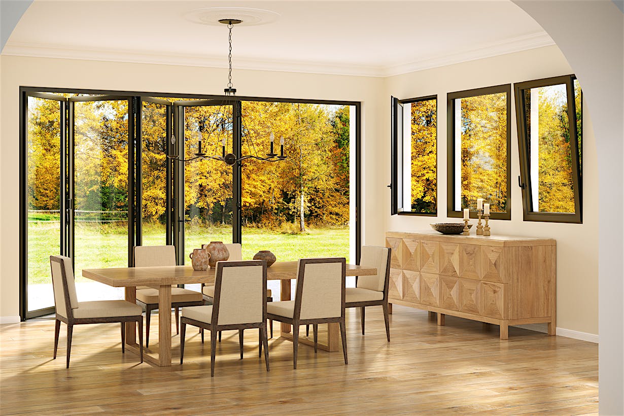 NanaWall tilt turn windows