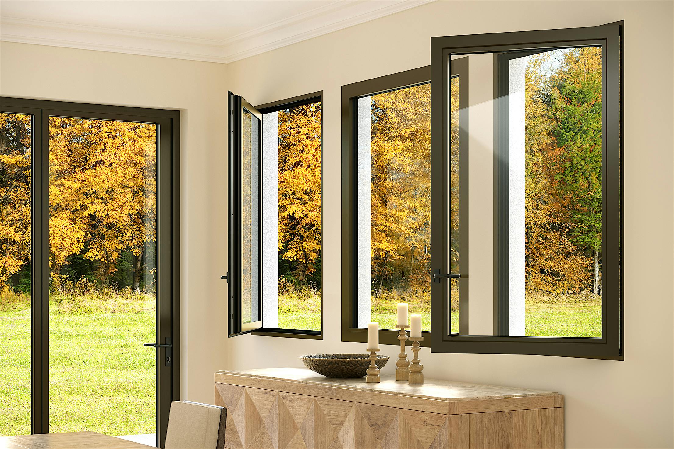 NanaWall tilt turn window systems