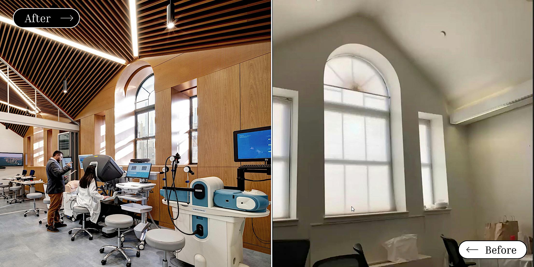 learning facilities redesign with NanaWall opening glass walls