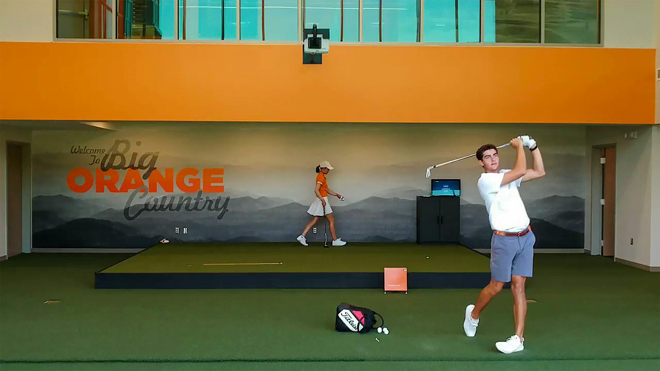 sports facilities with sliding glass walls