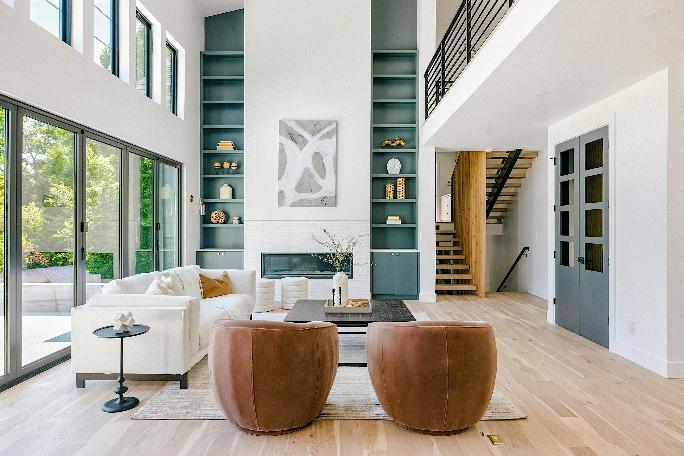 modern design with bifold door system by NanaWall