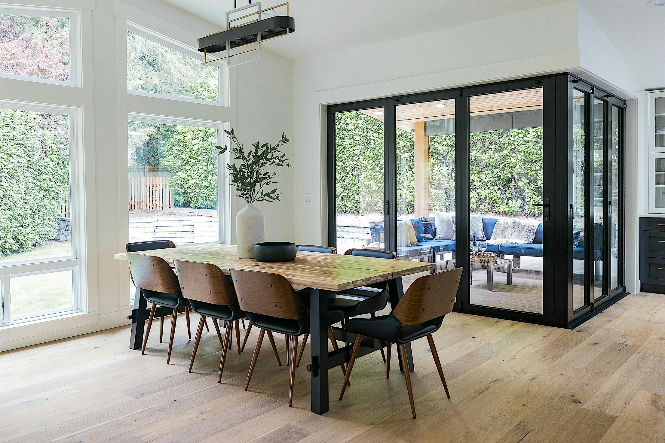 closed open corner folding door system by NanaWall
