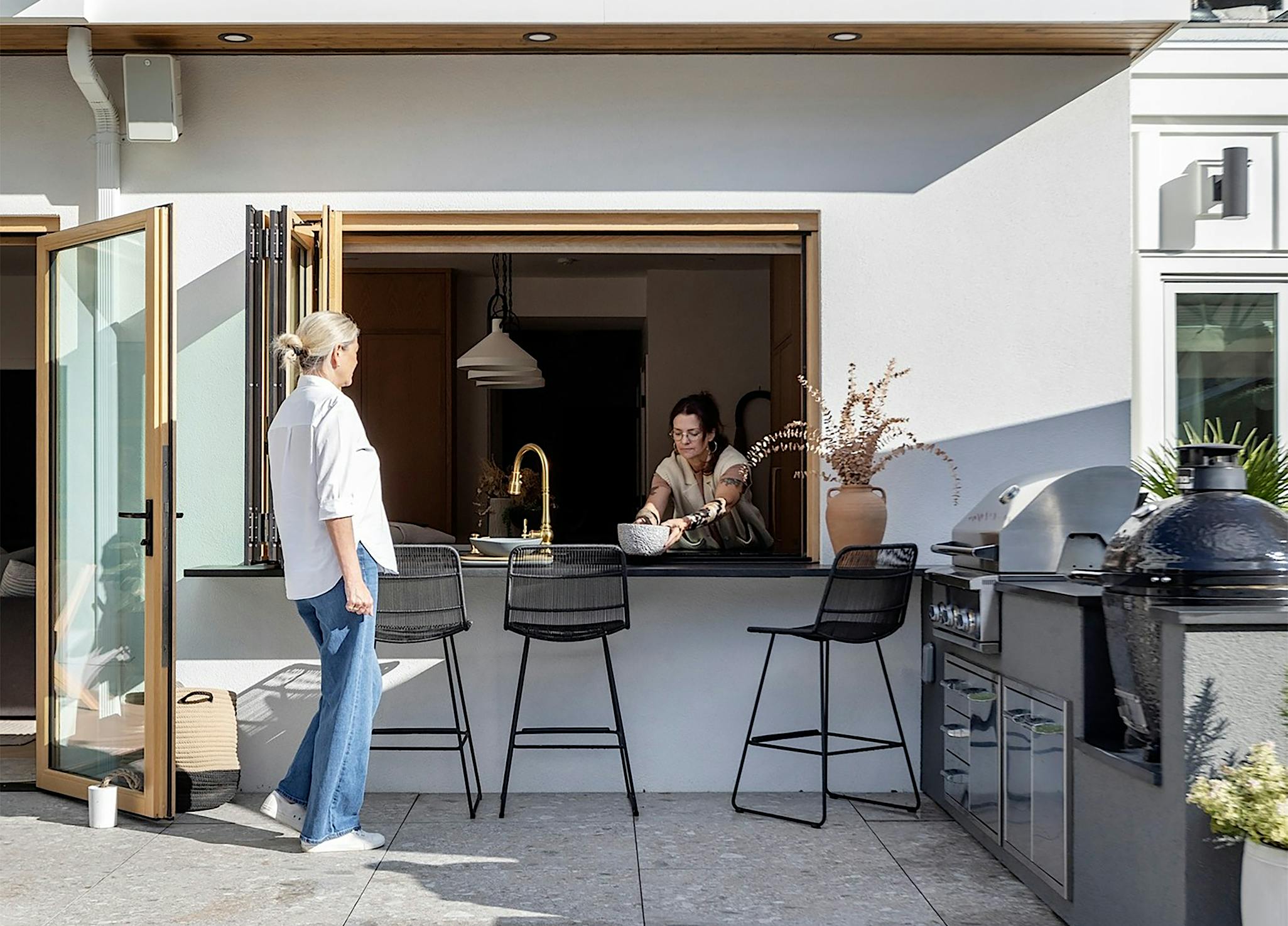 home reno with folding glass windows