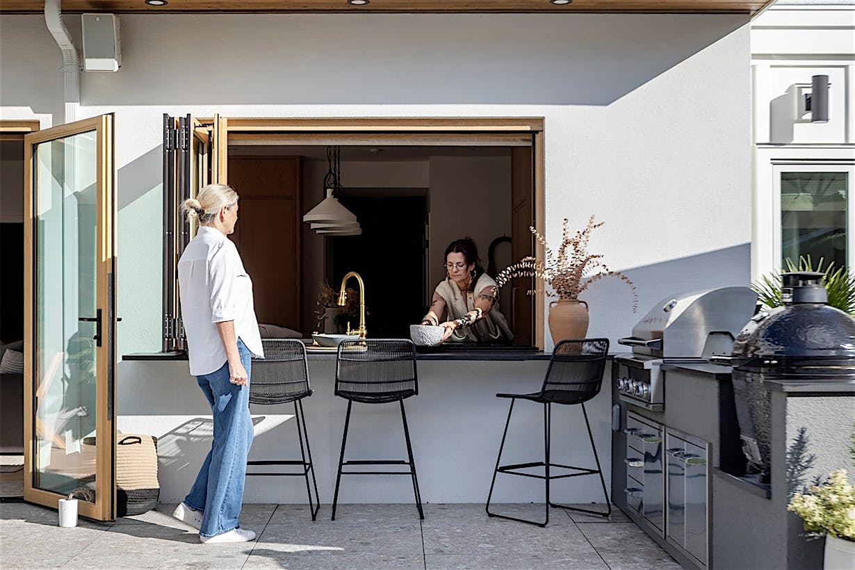 home reno with folding glass windows