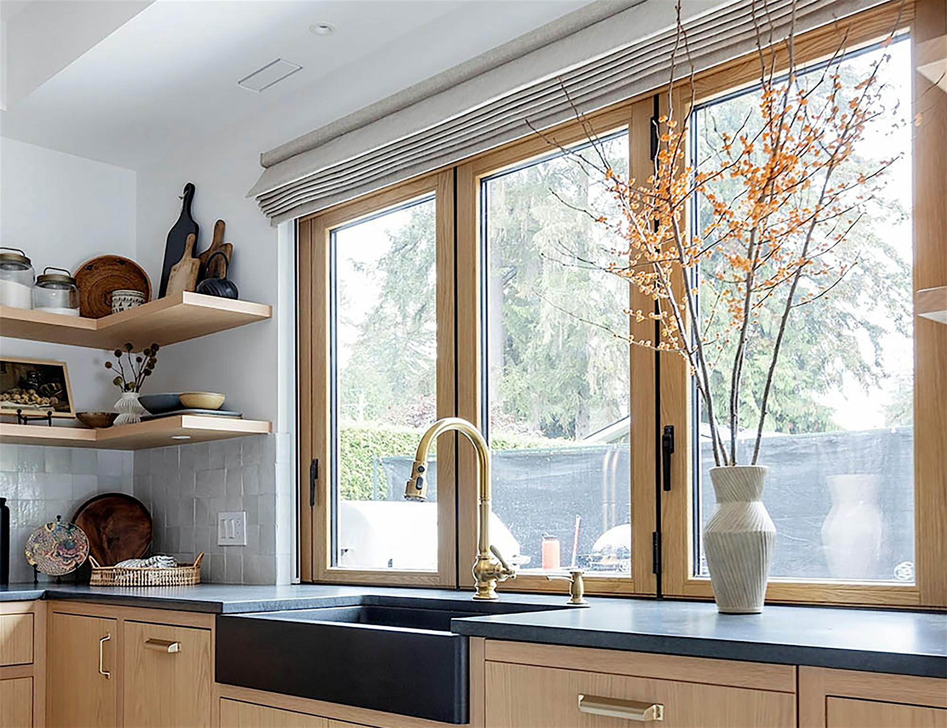 clad folding glass windows