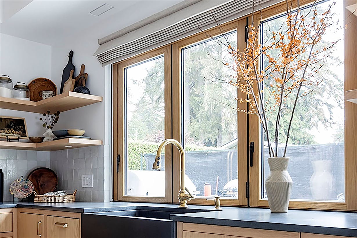 clad folding glass windows