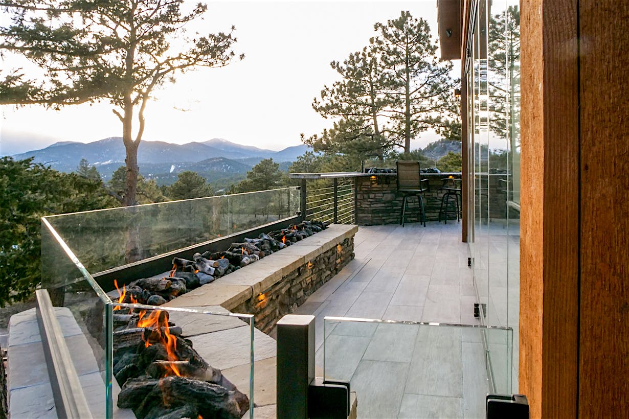 NanaWall frameless glass patio doors
