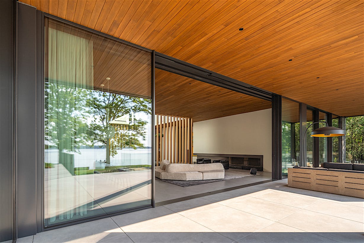 aluminum framed sliding glass doors