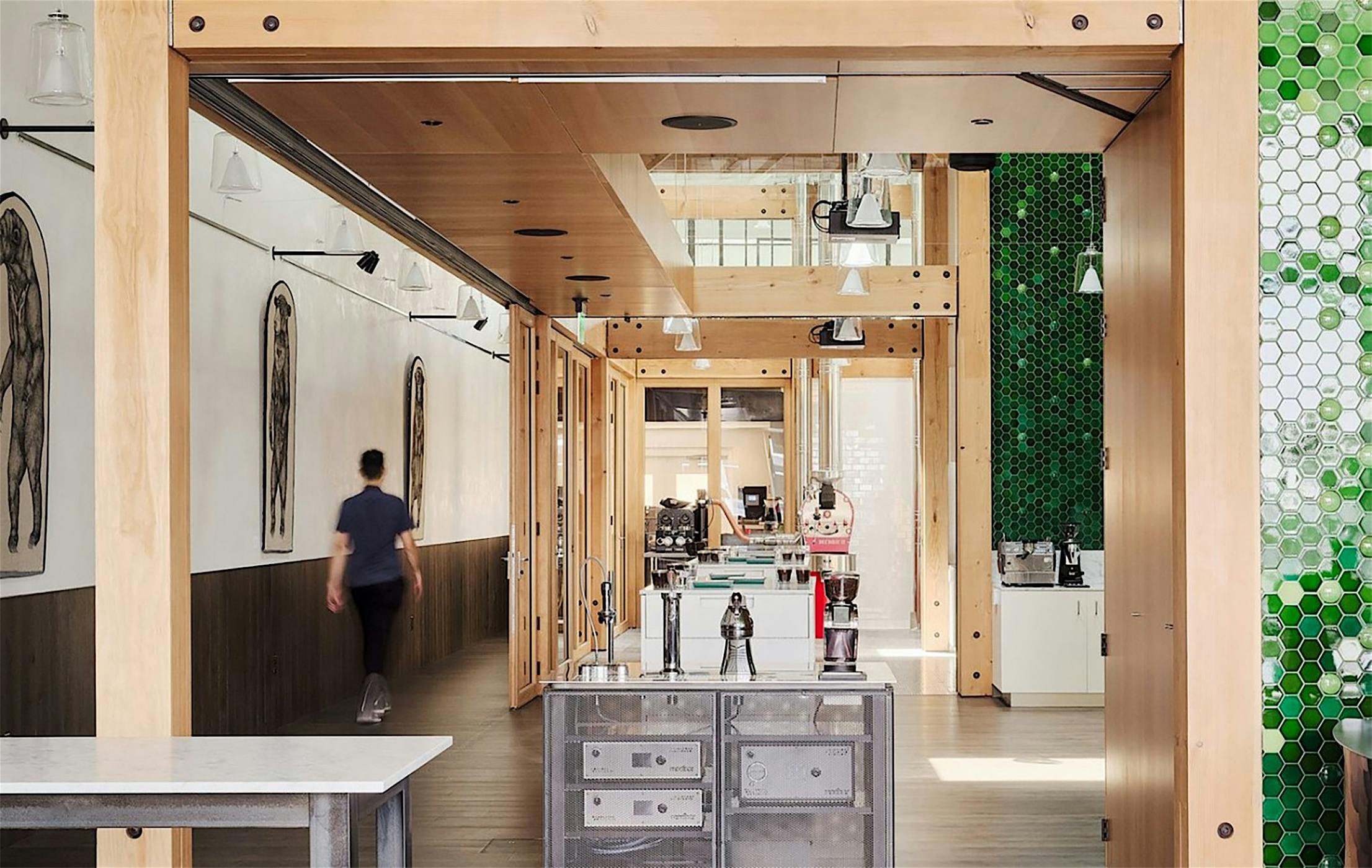wood framed commercial glass interior doors