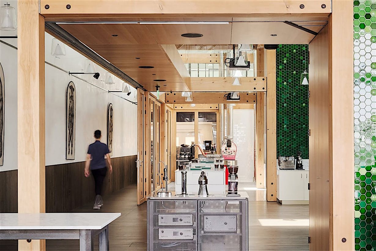 wood framed commercial glass interior doors