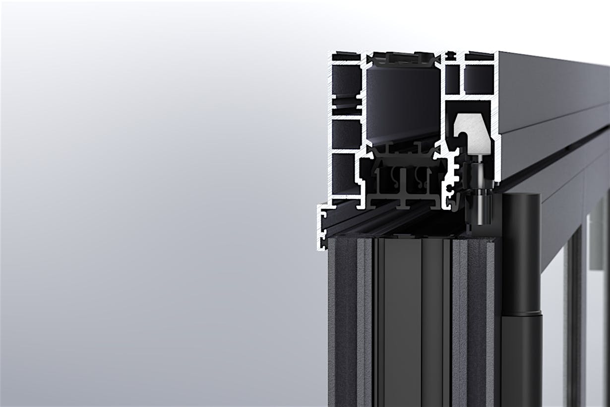 NanaWall Generation 4 anti-tilt feature