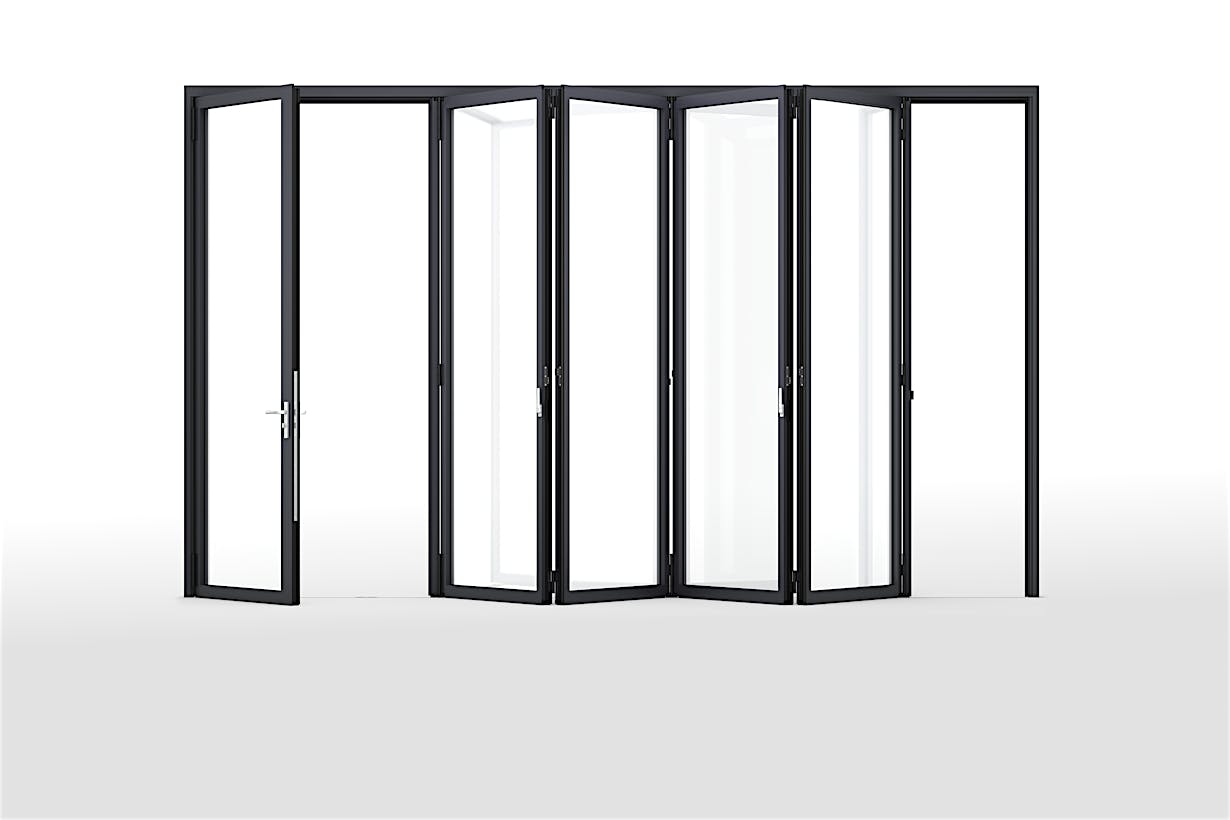 Generation 4 folding glass doors