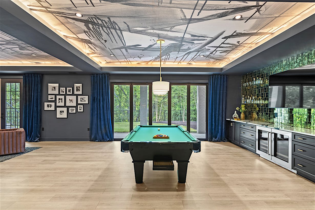 aluminum framed opening glass doors