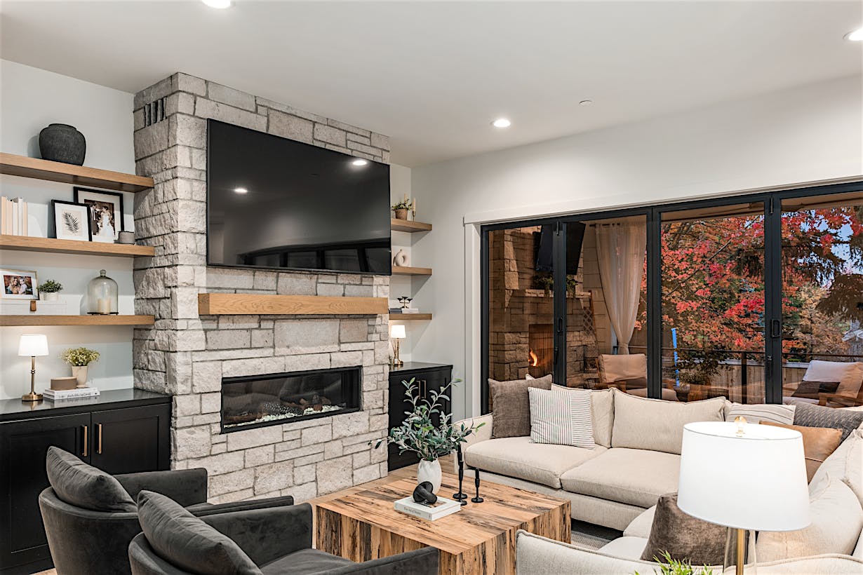 custom home designed with NanaWall bifold doors