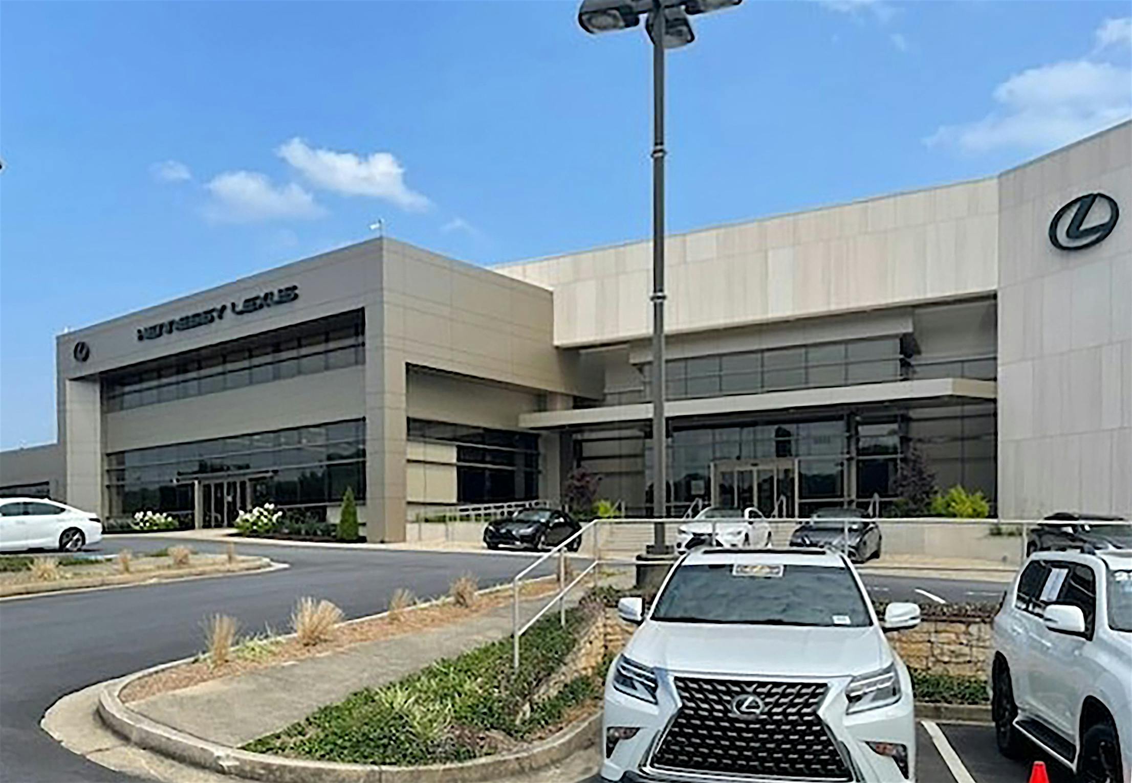 Hennessy Lexus with NanaWall commercial opening glass door systems
