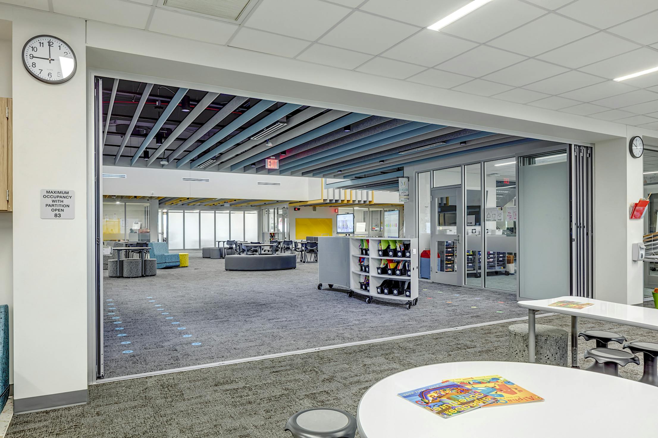 future ready educational space folding glass door system