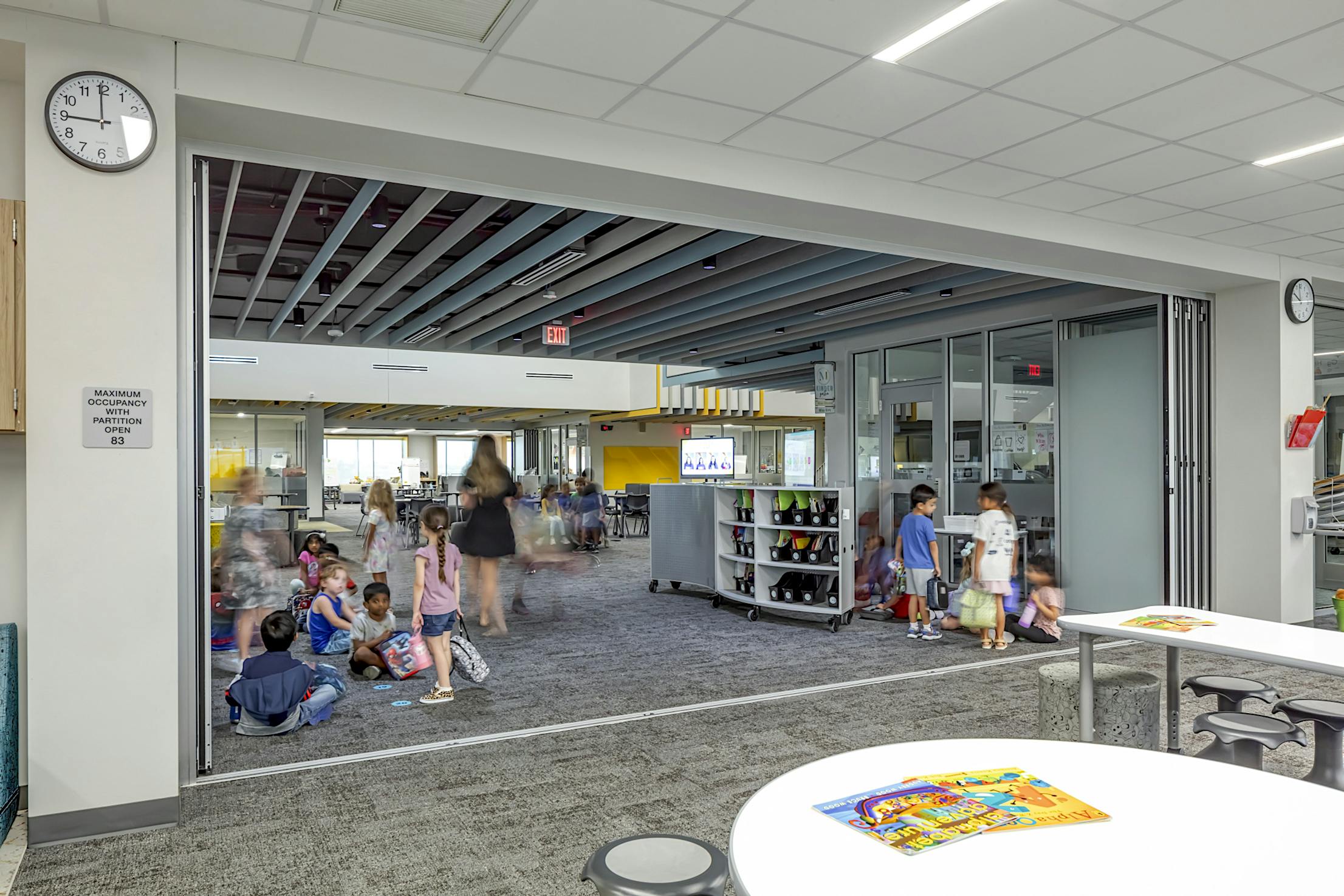 flexible classroom design with NanaWall folding glass doors