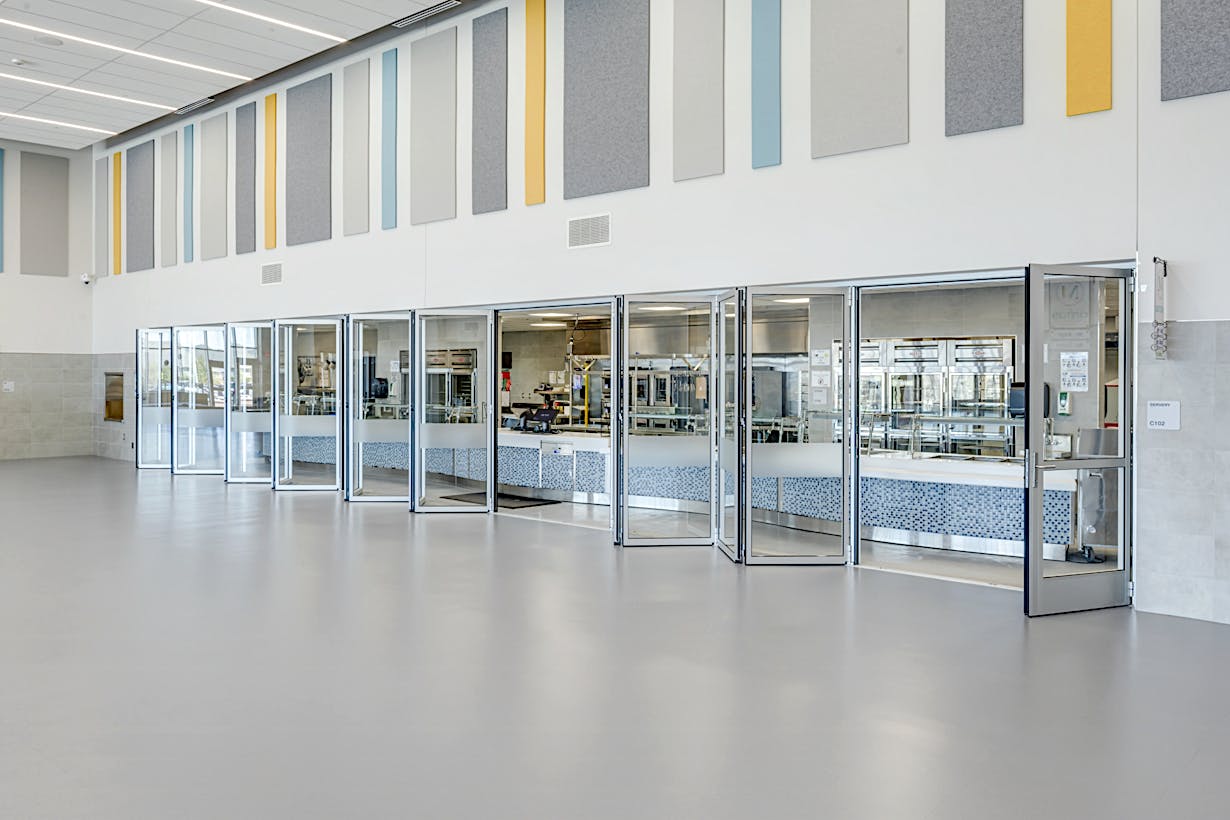 wide opening folding glass door system