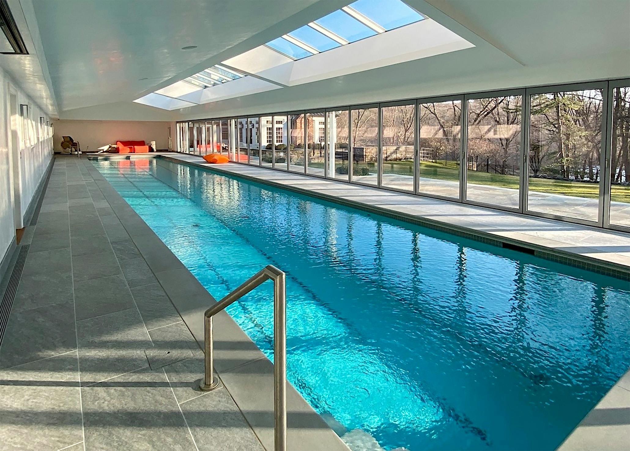 opening glass door systems around pool