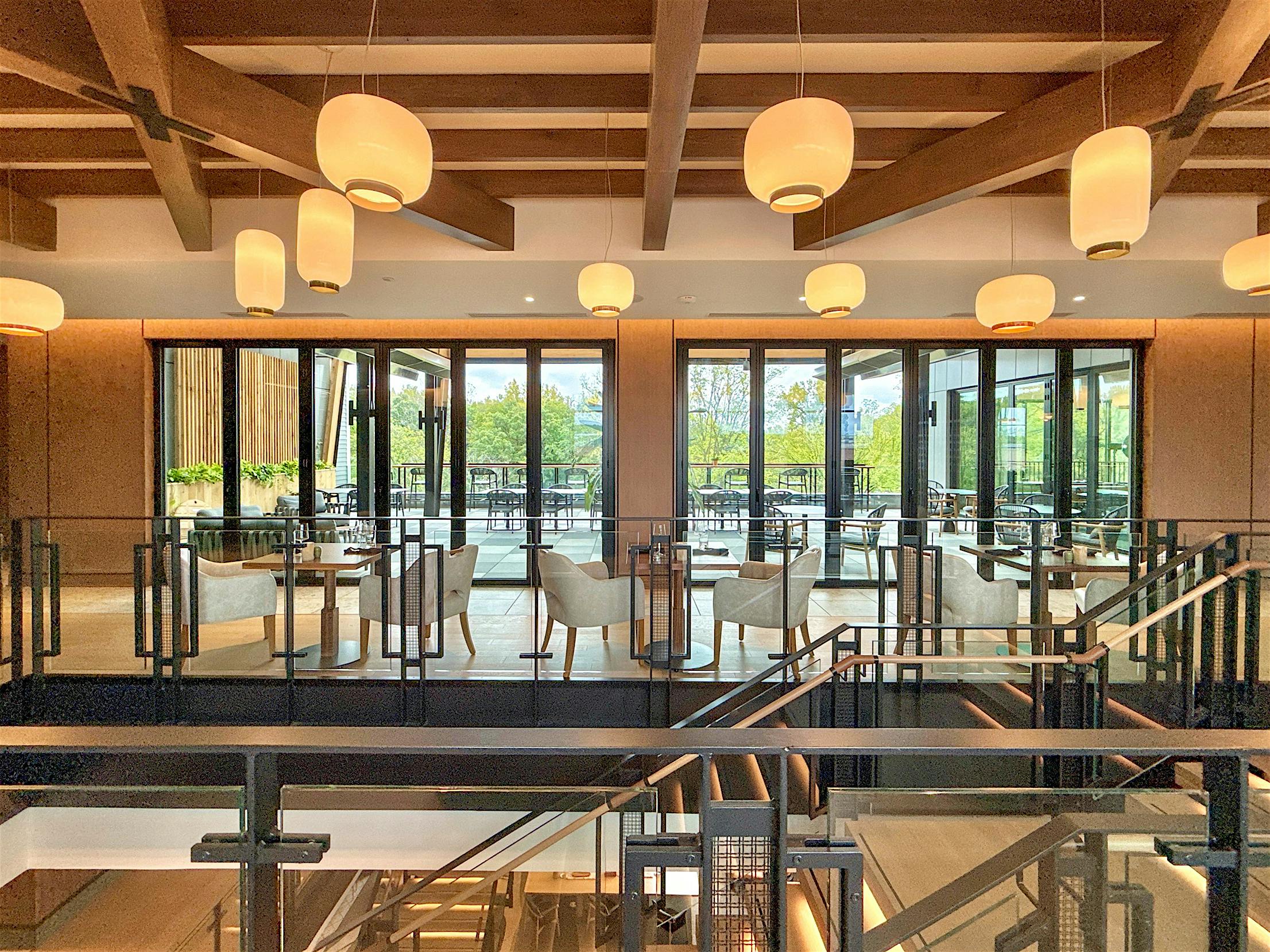 hospitality and restaurant design commercial glass door systems