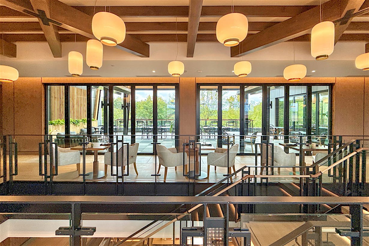 hospitality and restaurant design commercial glass door systems