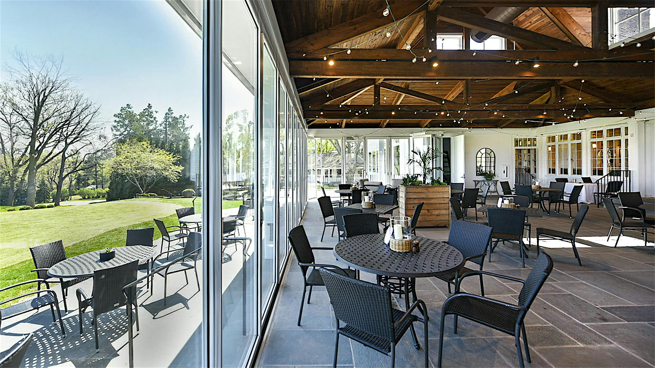 sliding commercial glass doors for restaurants